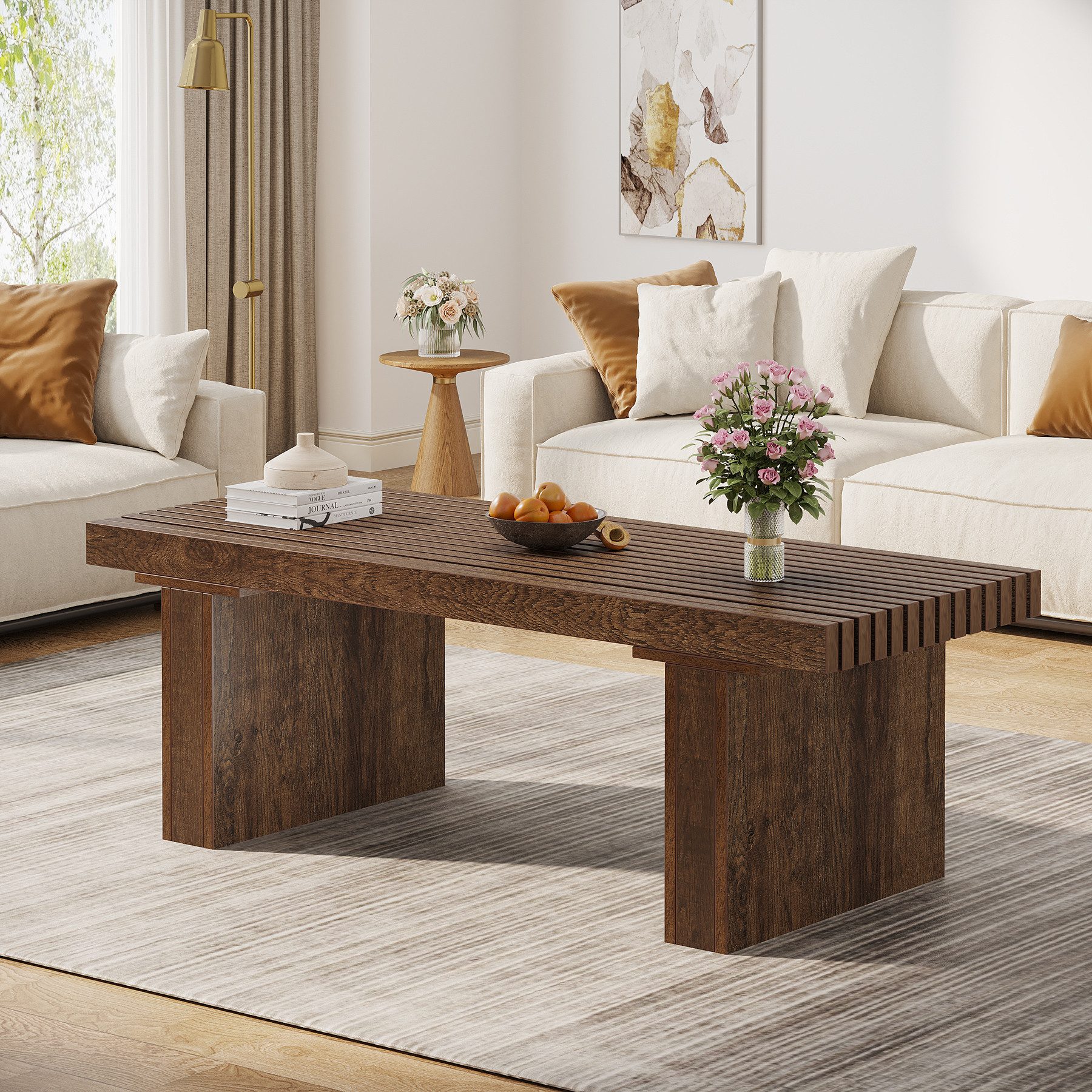 Tribesigns Couchtisch Rechteckiger Couchtisch, 120 cm günstig online kaufen