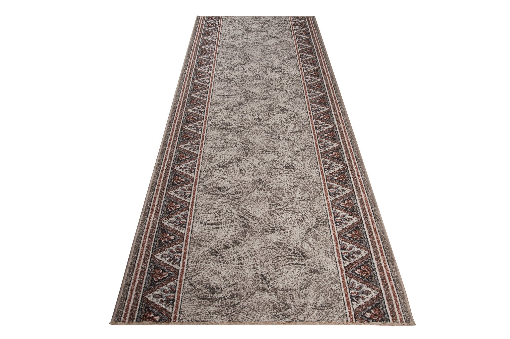 Mazovia Läufer Läufer Teppichläufer Brücke - Vorzimmer Küche - Beige, 67 x 100 cm, Kurzflor, Rutschfest, Meterware, Verschiedene Größen