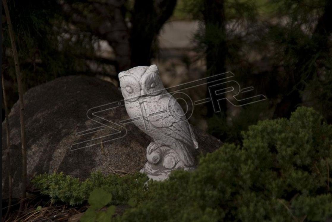 JVmoebel Skulptur Garten Dekoration Eule Terrasse Stein Figuren Figur Deko Statue