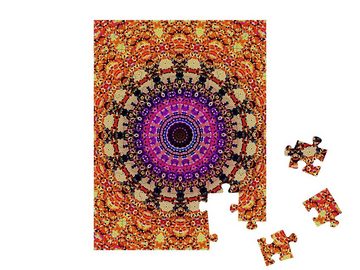 puzzleYOU Puzzle Dekorative, mandala-artige Mosaik Textur, 48 Puzzleteile, puzzleYOU-Kollektionen Mandalas