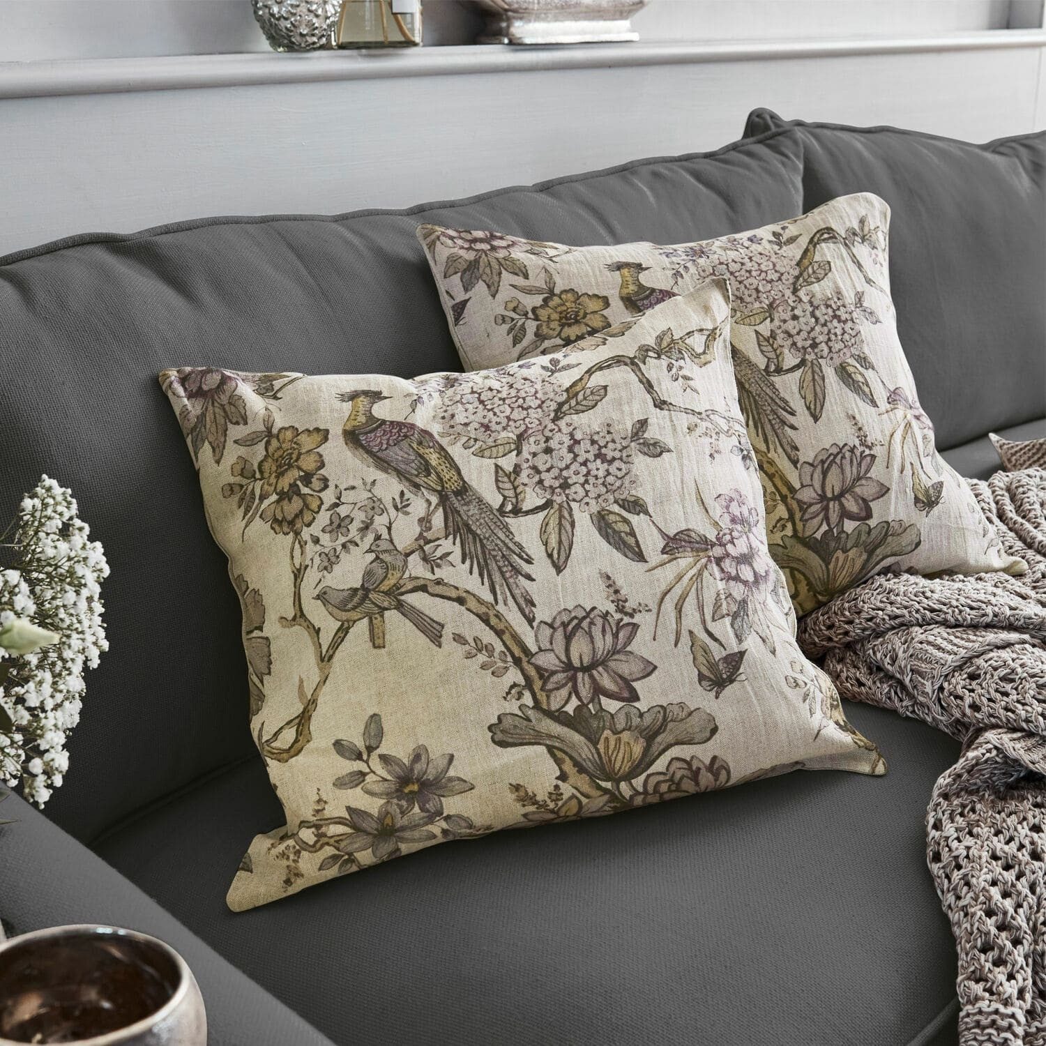 Mirabeau Kissenhülle Kissenhülle 2er Set Lorry beige günstig online kaufen