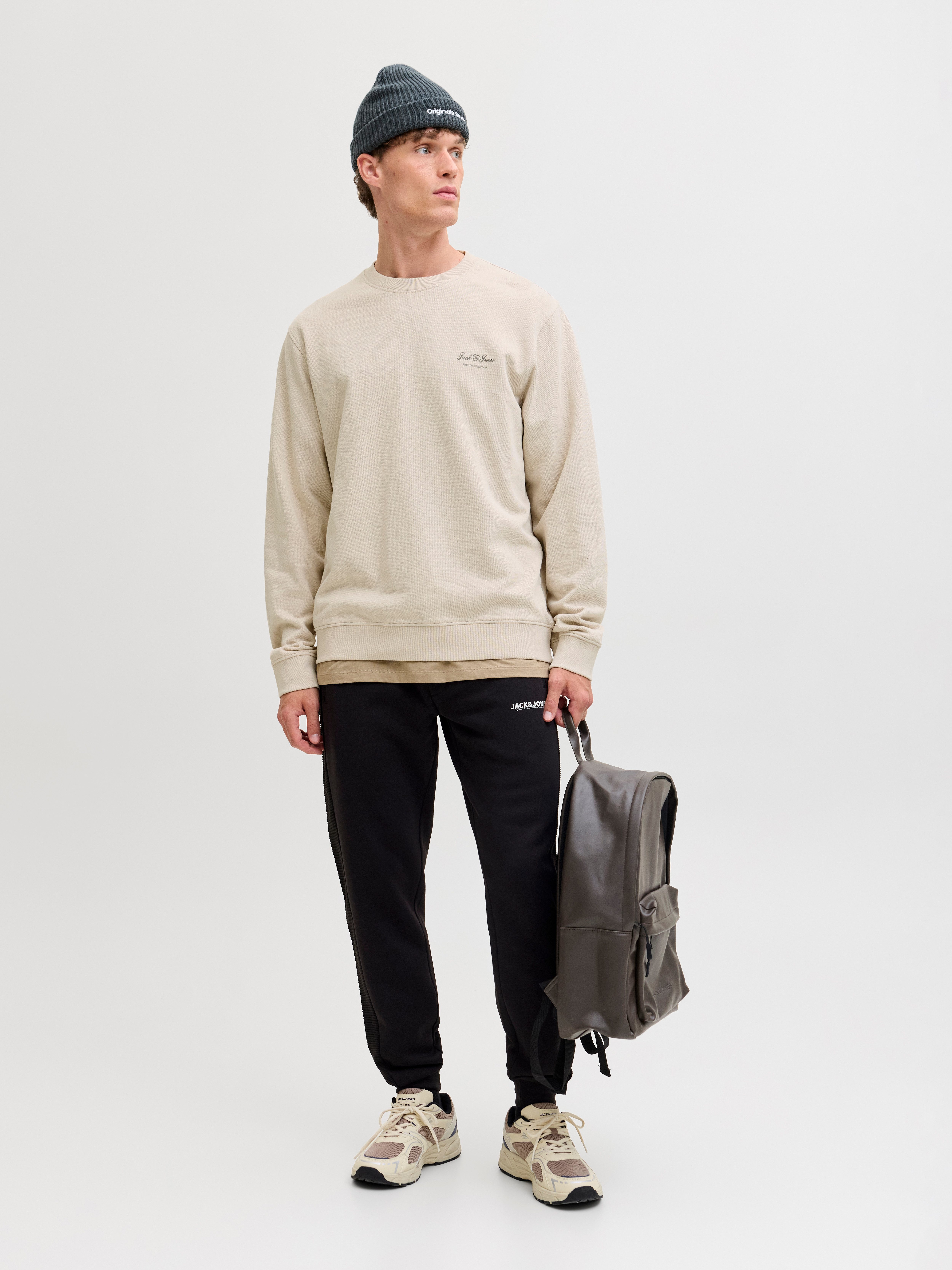 Jack & Jones Sweatshirt JJEARCHIVE GRAPHIC SWEAT CREW NECK NOOS Baumwollmischung, relaxed fit