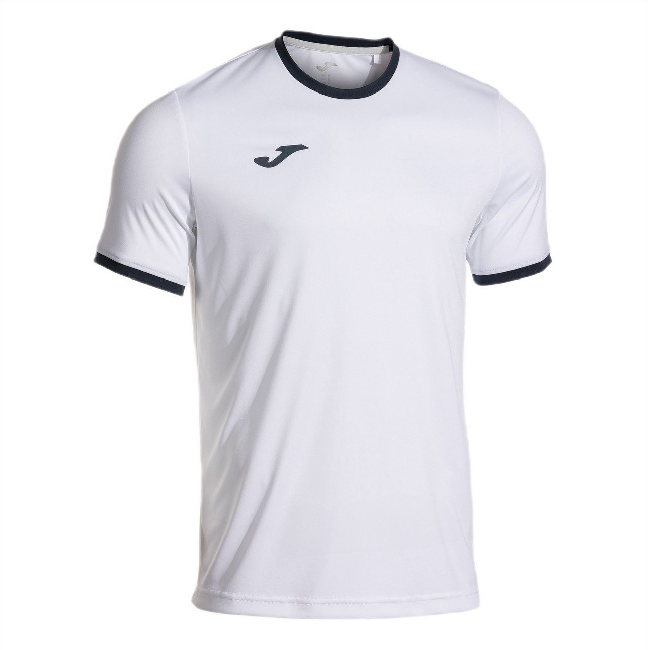 Joma T-Shirt Combi Premium (100% Polyester, atmungsaktiv) weiss/navy Herren