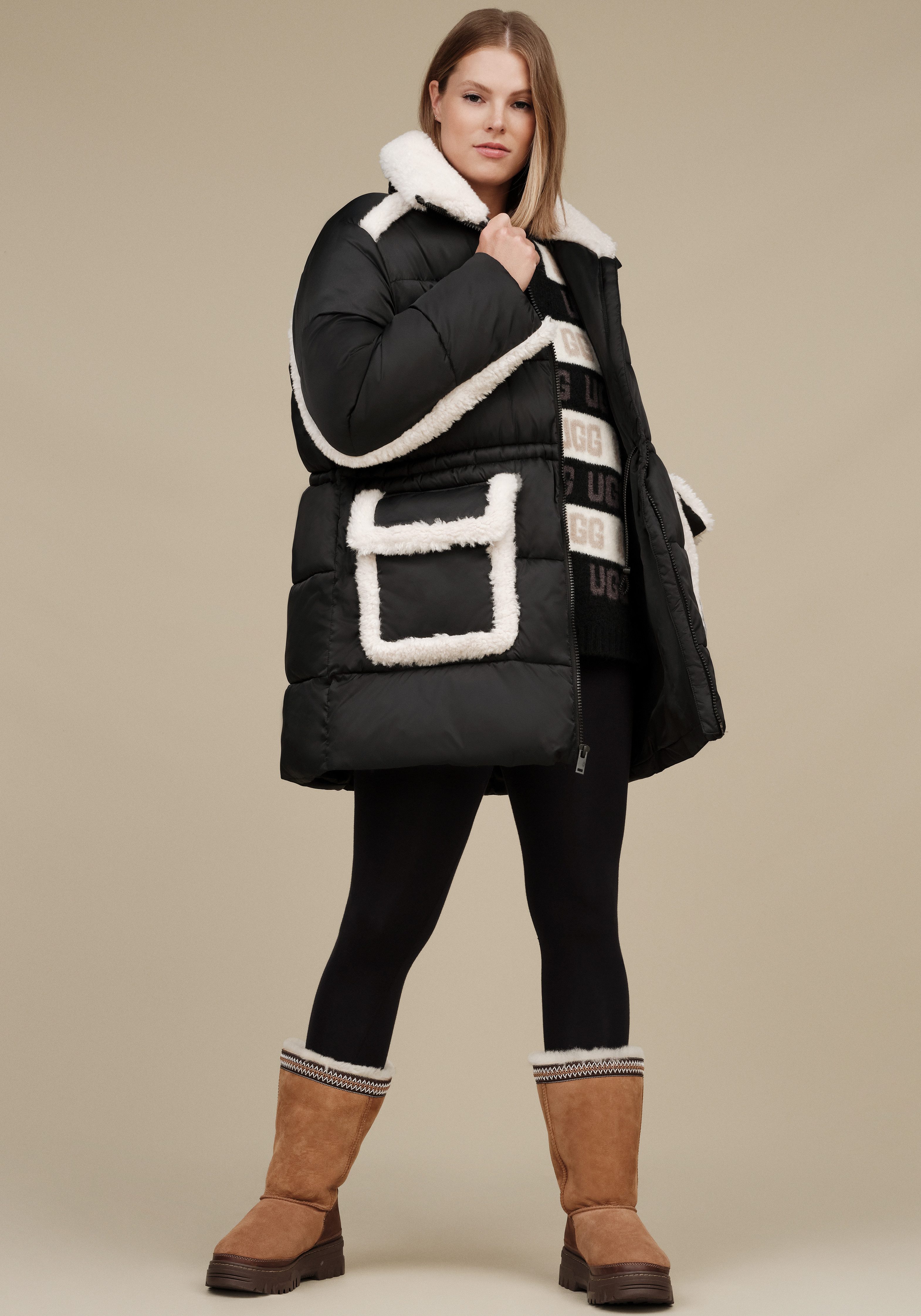 UGG Steppmantel W AMAL PLUSHSEAM PUFFER günstig online kaufen