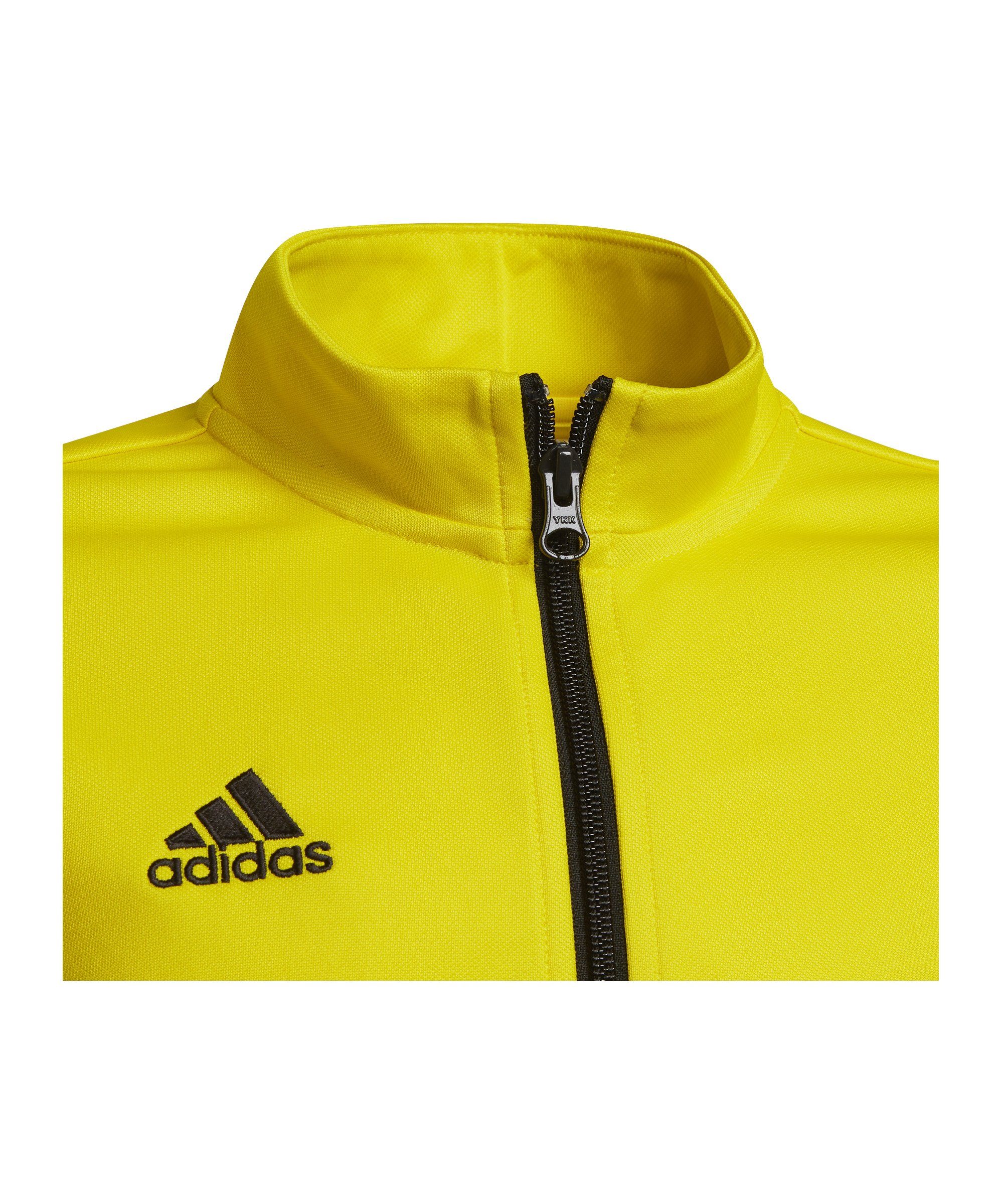 adidas Performance Sweatjacke Entrada TK 22 Kids gelbschwarz Trainingsjacke