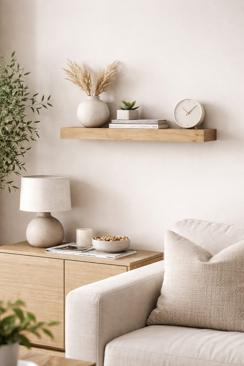 FURNARO Wandboard, in asteiche (artisan) B/H/T: 60x4x24 cm