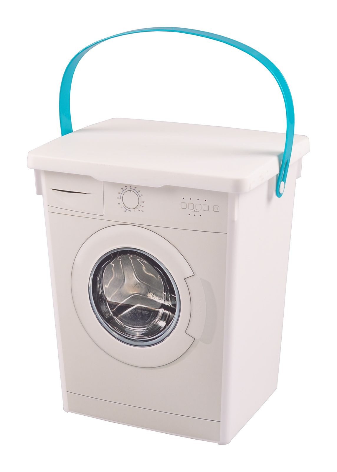 Jelenia Plast Aufbewahrungsbox Waschpulverbox Waschmittelbox Eimer 5 L Waschmitteldose Waschmittel