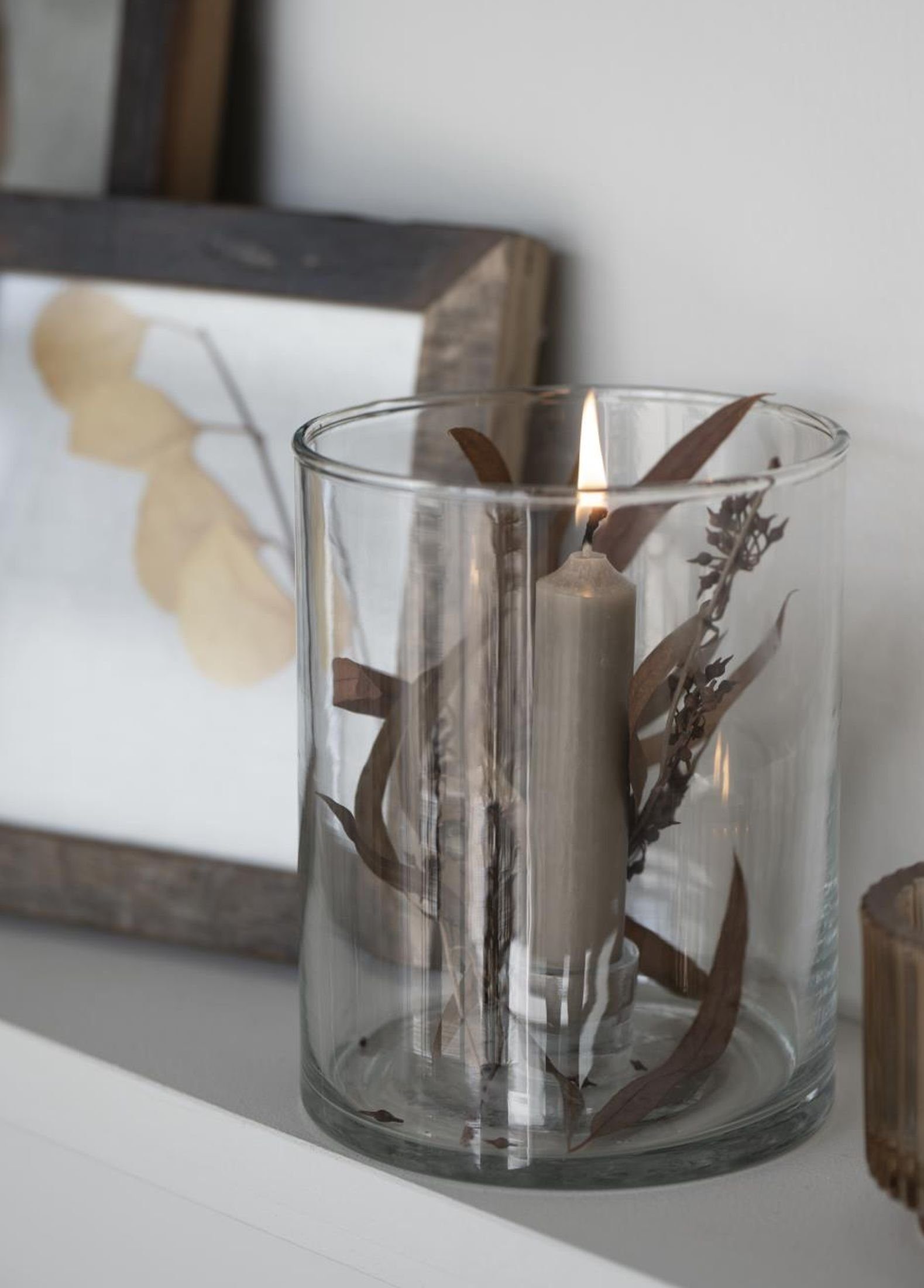 Ib Laursen Kerzenhalter Kerzenhalter Kerzenständer aus Glas für Hohe Stabke günstig online kaufen