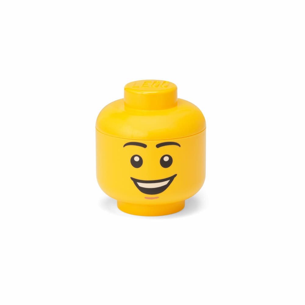 NHG Aufbewahrungsbox LEGO Storage Head Mini Happy Boy
