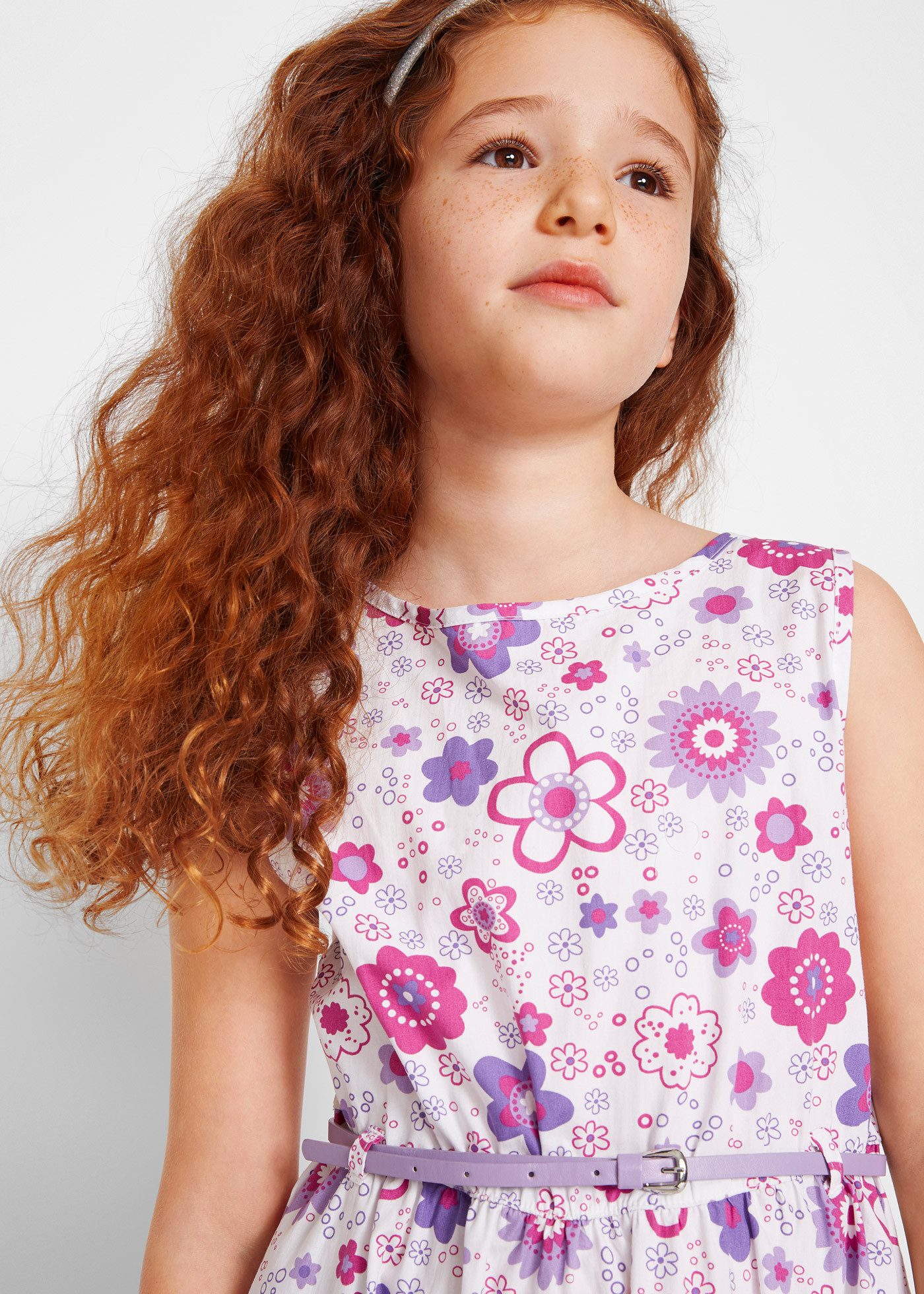 bonprix Sommerkleid (Set, 3-tlg) für besondere Anlässe, dreiteiliges Set, aus Baumwolle, Regular Fit