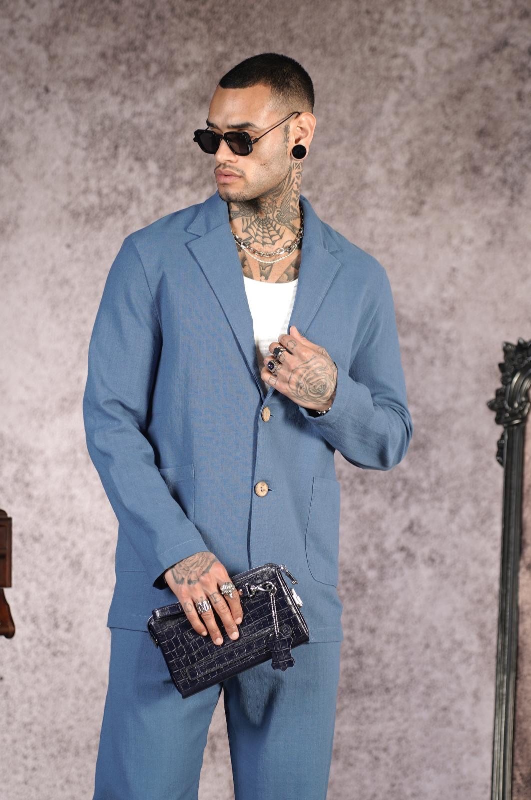 Denim Distriqt Anzug Feiner Sommeranzug in günstig online kaufen