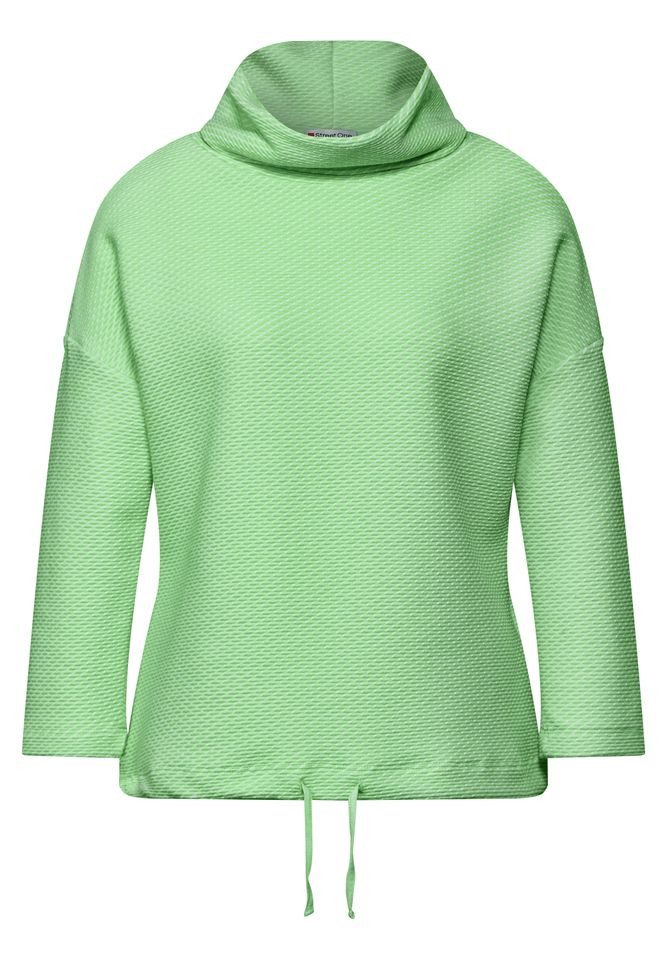 STREET ONE Schalkragenpullover – Damenshirt mit günstig online kaufen