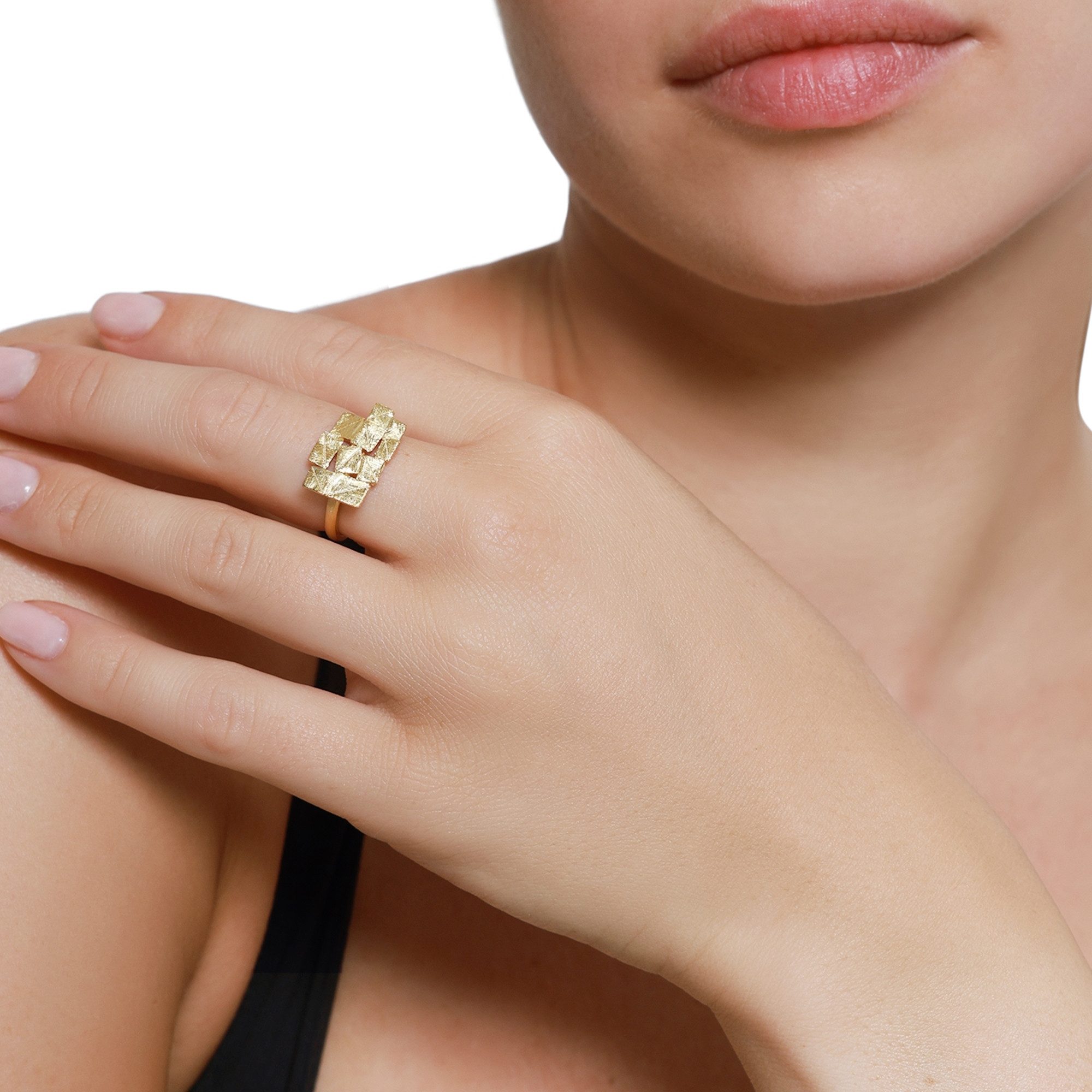 Heideman Fingerring Partis S goldfarben (Ring, 1-tlg., inkl. Geschenkverpac günstig online kaufen