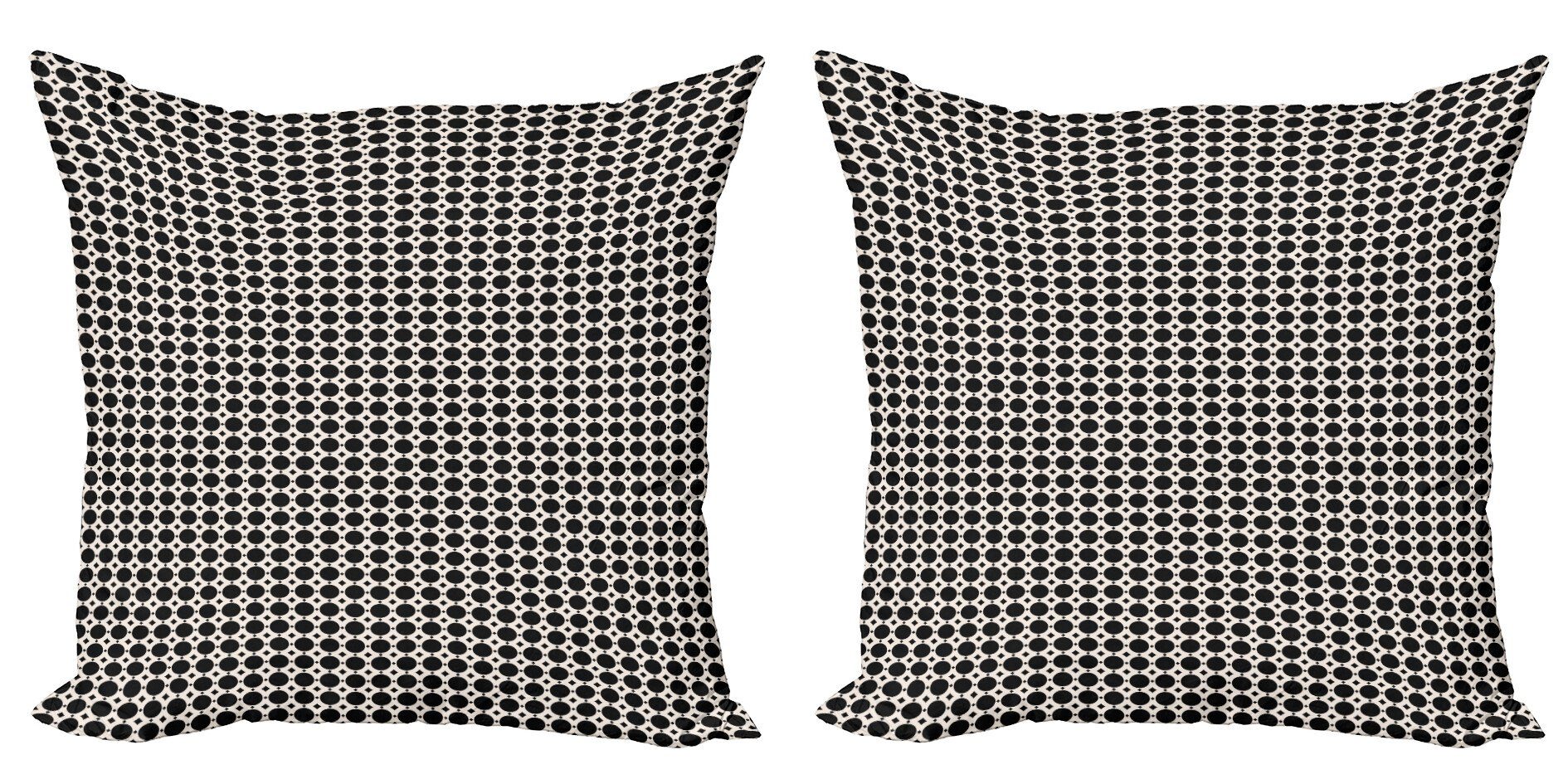 Kissenbezüge Modern Accent Doppelseitiger Digitaldruck, Abakuhaus (2 Stück), Abstrakte Geometrie Kreise Motive