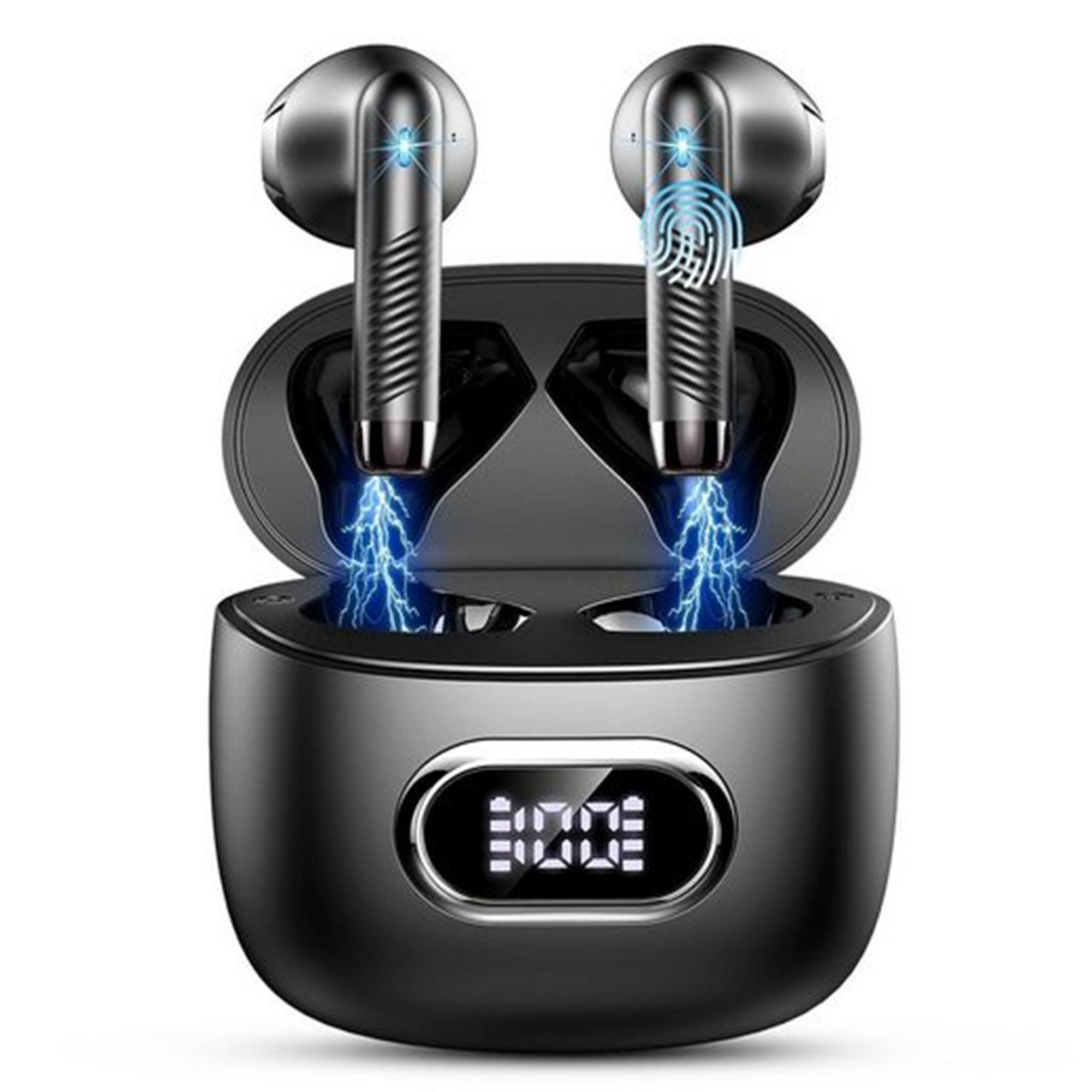 JANOLTY Bluetooth Kopfhörer,Kopfhörer Kabellos Bluetooth 5.3 In Ear Kopfhörer In-Ear-Kopfhörer (AMA derselbe Bestseller mit 4 ENC Mikrofon,2024 Neue Kabellose Kopfhörer Noise Cancelling Earbuds mit 40H Deep Bass,USB-C,IP7 Wasserdicht Ohrhörer, IPX7 wasserdichte Ohrhörer,Tiefer Bass,Bluetooth Kopfhörer for Sport)