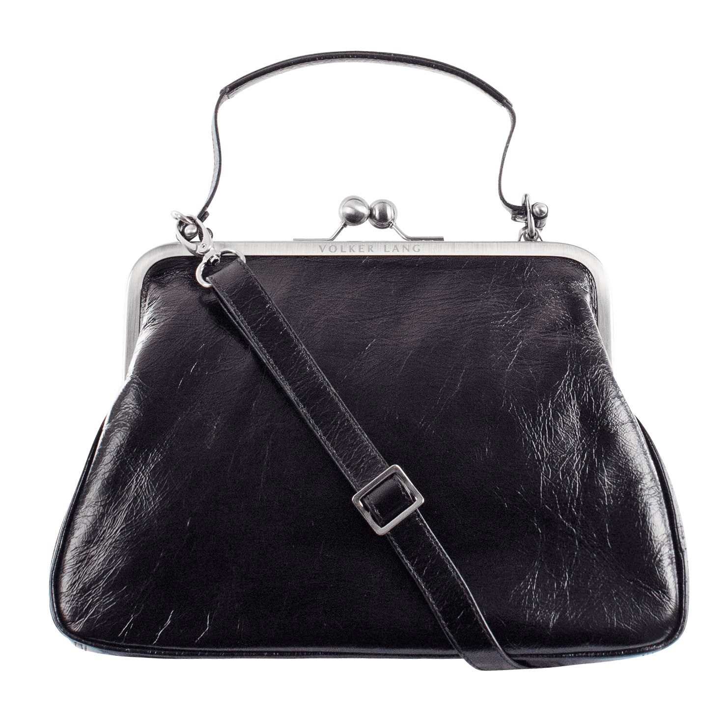 VOLKER LANG Schultertasche ROMY  Elegante Damen Bügeltasche aus italienisch günstig online kaufen