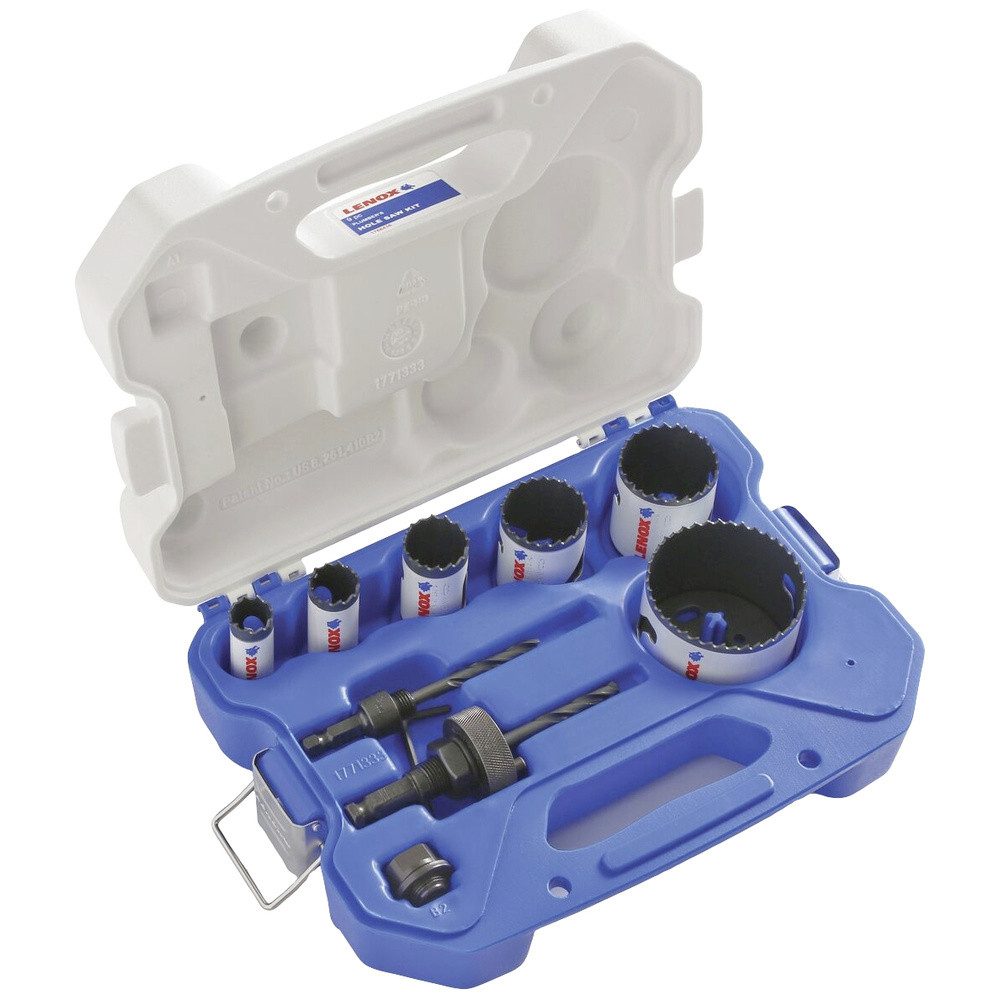 Lenox Bohrkrone Lenox 1768436 Lochsägen-Set 19 mm, 22 mm, 29 mm, 38 mm, 44 mm, 68 mm