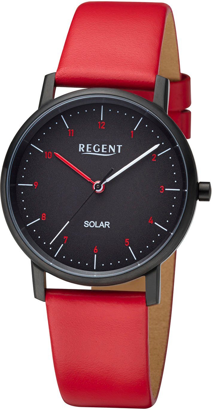 Regent Solaruhr F1554 - schwarz 20679BK