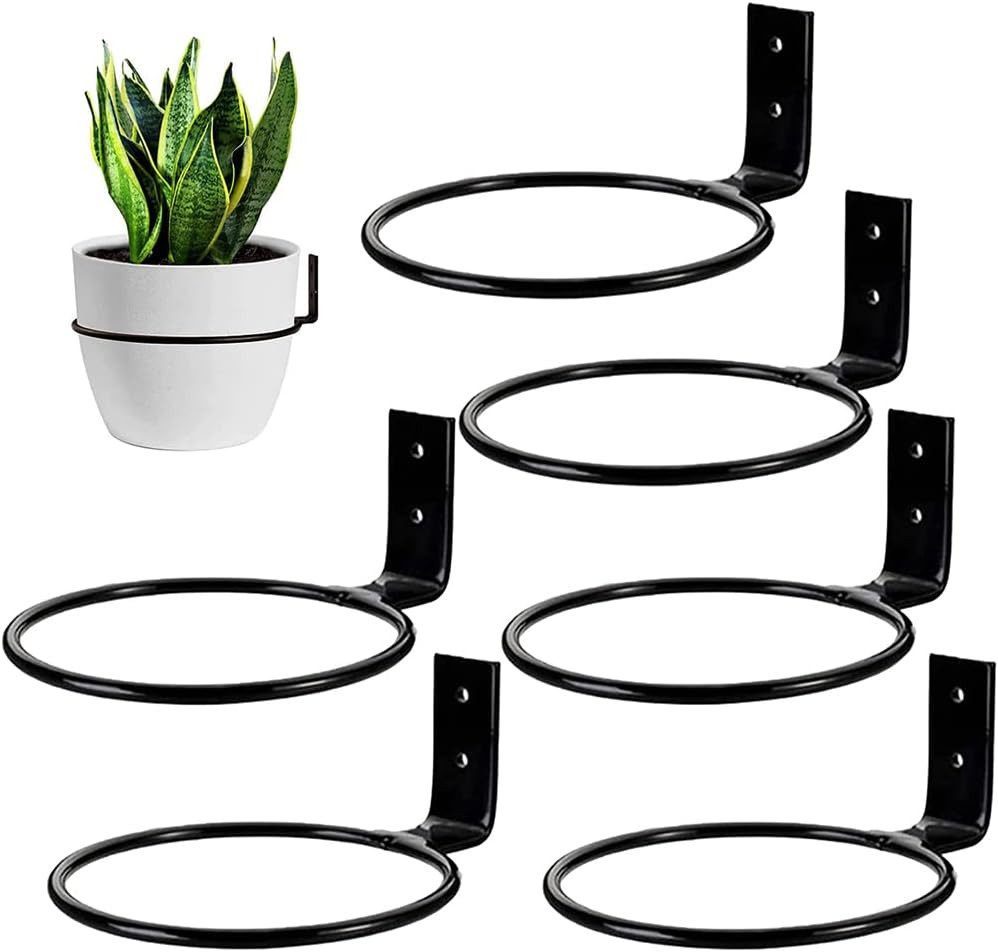 zggzerg Blumentopf Zggzerg 6 Stück 18cm Blumentopfhalter Wand günstig online kaufen