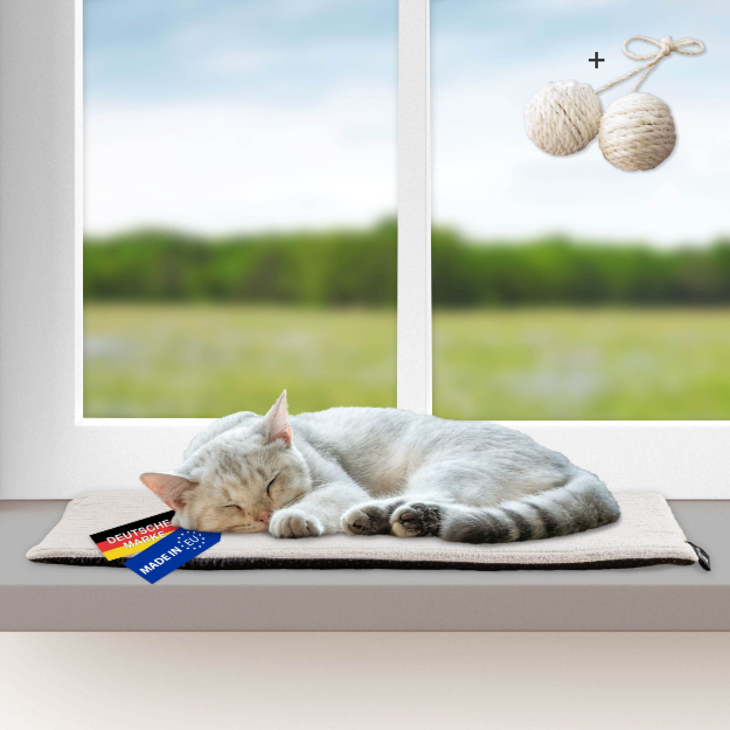 Rohrschneider Tierkissen Katzen Fensterliege selbstwärmende Katzendecke günstig online kaufen