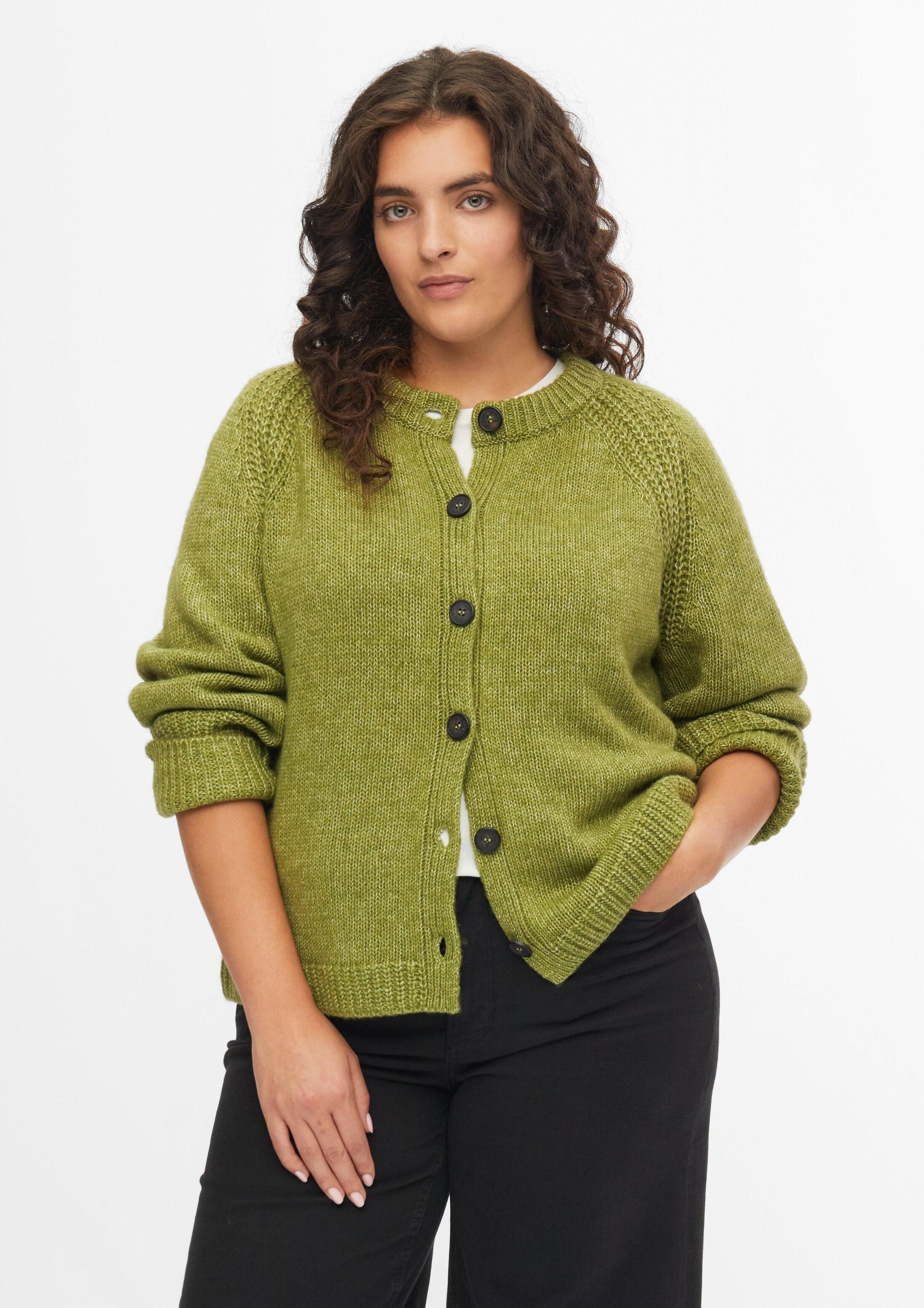 s.Oliver Cardigan Strickjacke Strickjacke mit Rippdetails