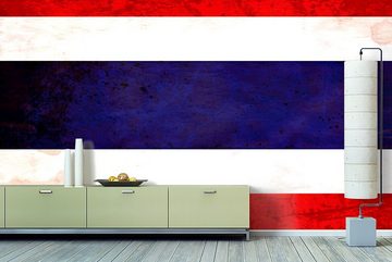 WandbilderXXL Fototapete Thailand, glatt, Länderflaggen, Vliestapete, hochwertiger Digitaldruck, in verschiedenen Größen