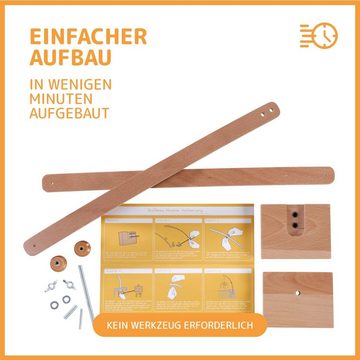 Livonir Wickeltisch Holz-Halterung für Mobile I Deutsches Design, Buchenholz 1 Stück (1er Pack) Holz