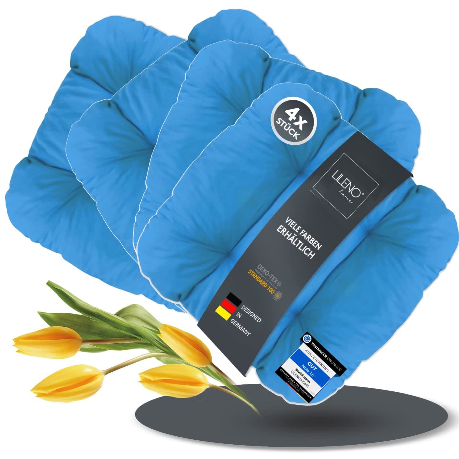 LILENO HOME Stuhlkissen Sitzkissen für Gartenstuhl, günstig online kaufen