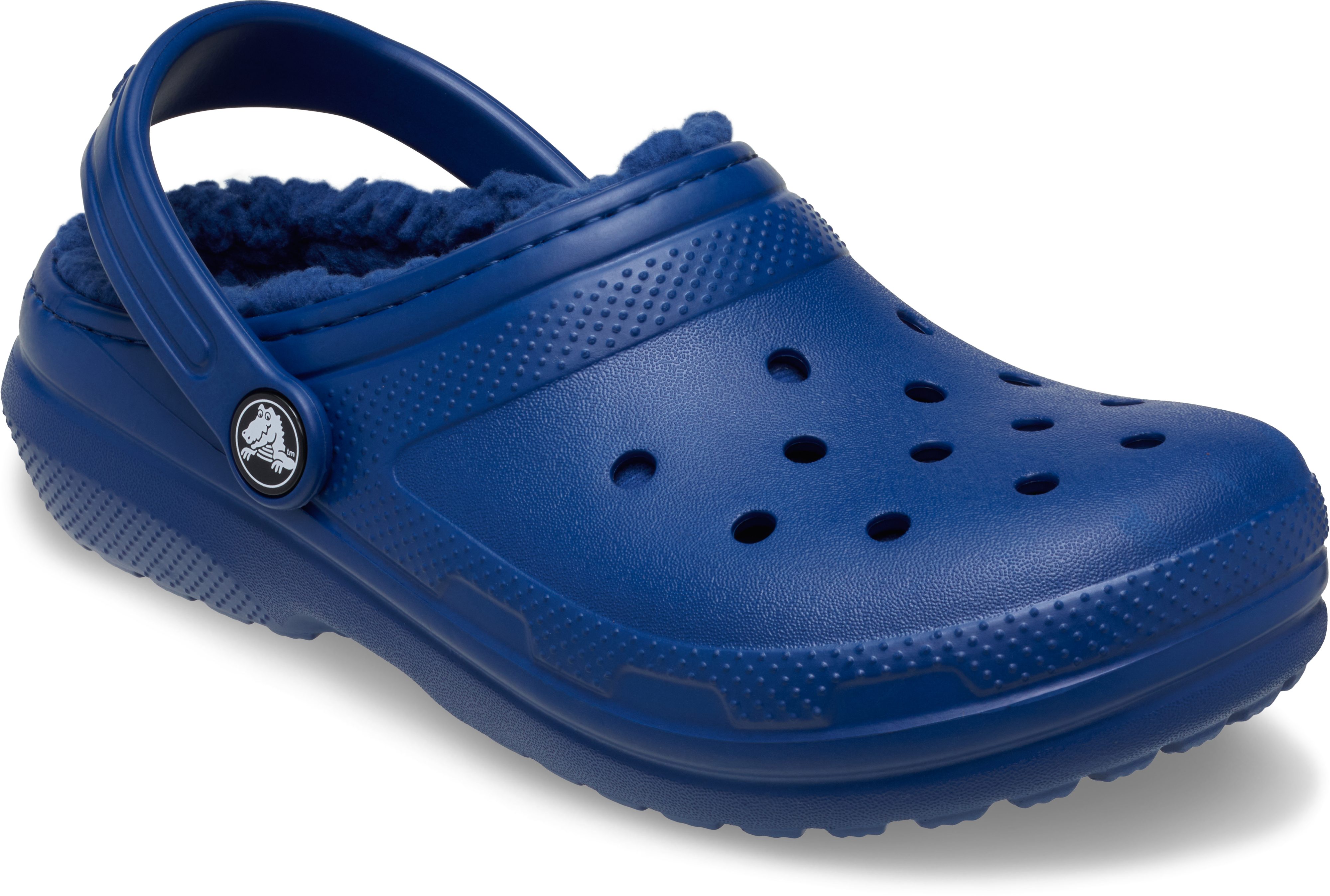 Crocs Classic Lined Clog Clog Schlupfschuh, Hausschuh mit schwenkbarem Fersenriemen
