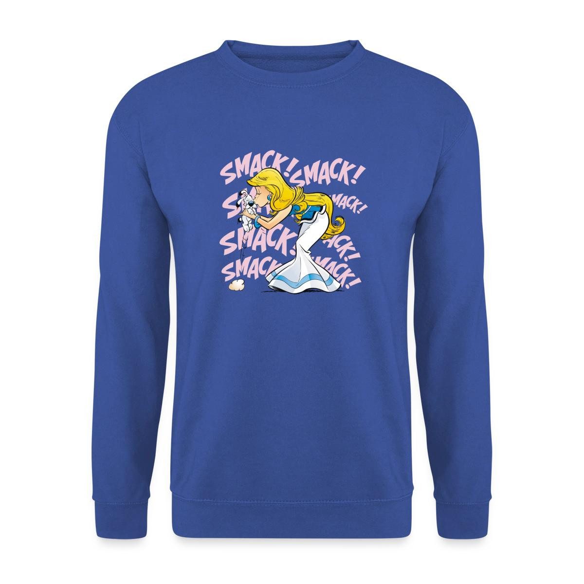 Spreadshirt Sweatshirt Asterix & Obelix - Idefix Falbala Unisex Pullover (1-tlg)