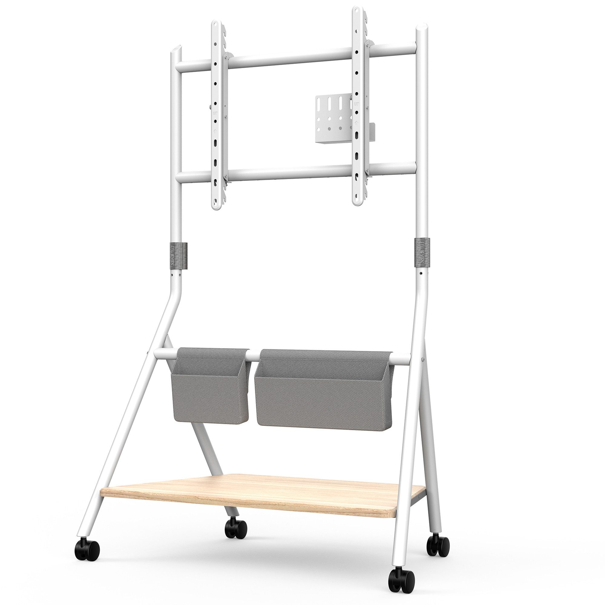 FITUEYES TV-Ständer, (bis 78,00 Zoll, Mobiler TV Stand Rollbar)