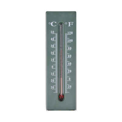 esschert design Gartenthermometer Thermometer Schlüsselversteck, Stück 1-tlg., Thermometer/Schlüsselversteck, Schlüsselversteck Wandthermometer Schlüsselbox