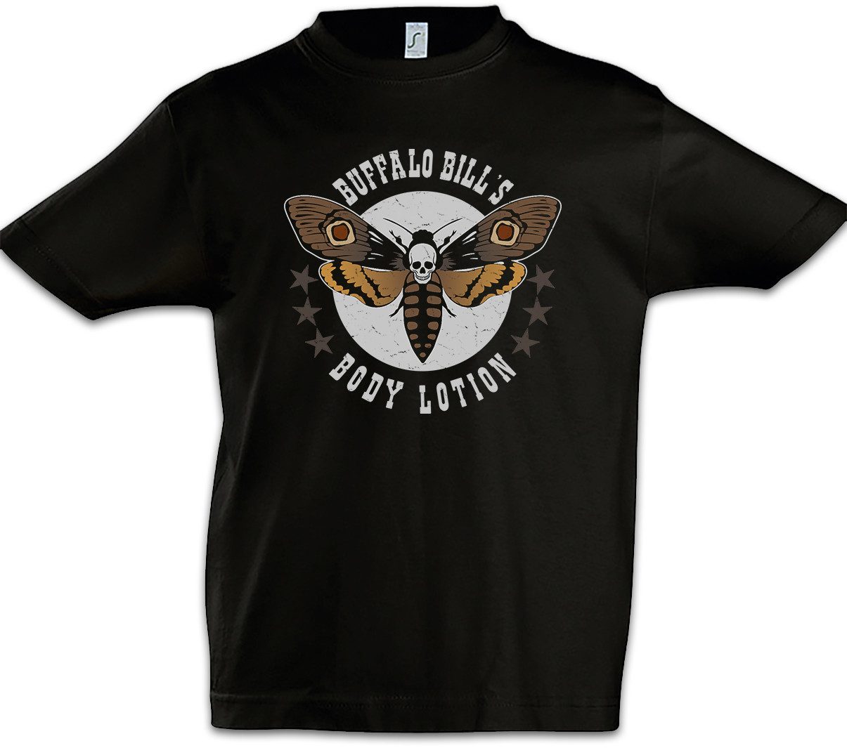 Print-Shirt Buffalo Bill's Body Lotion Kinder T-Shirt Schweigen Silence Der Das