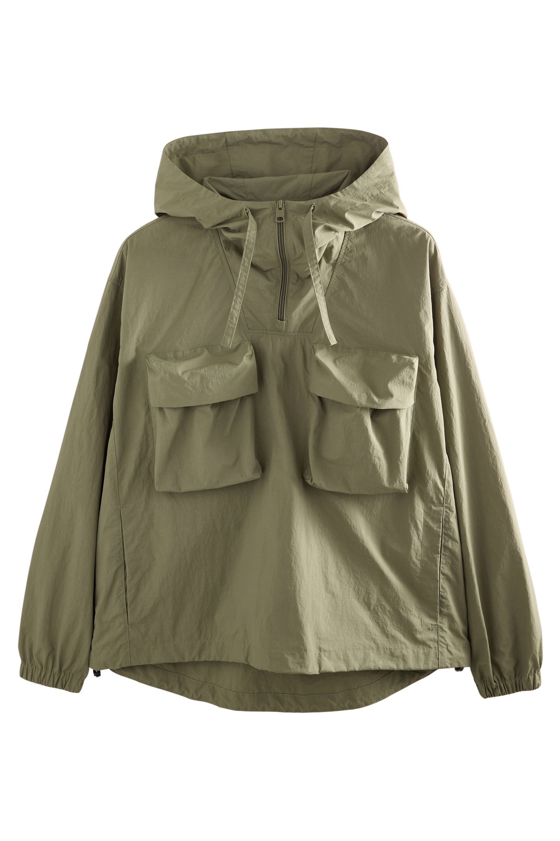 Anorak Jacke mit Viertelreißverschluss