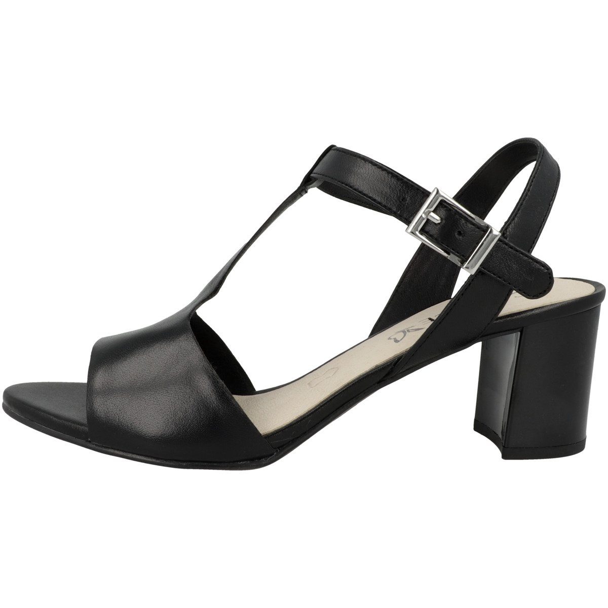 CAPRICE Sandalette Mit Memory-Sohle – G-Weite, 35 Mm Absatz, Aus Leder (Modell 9-28202-42)