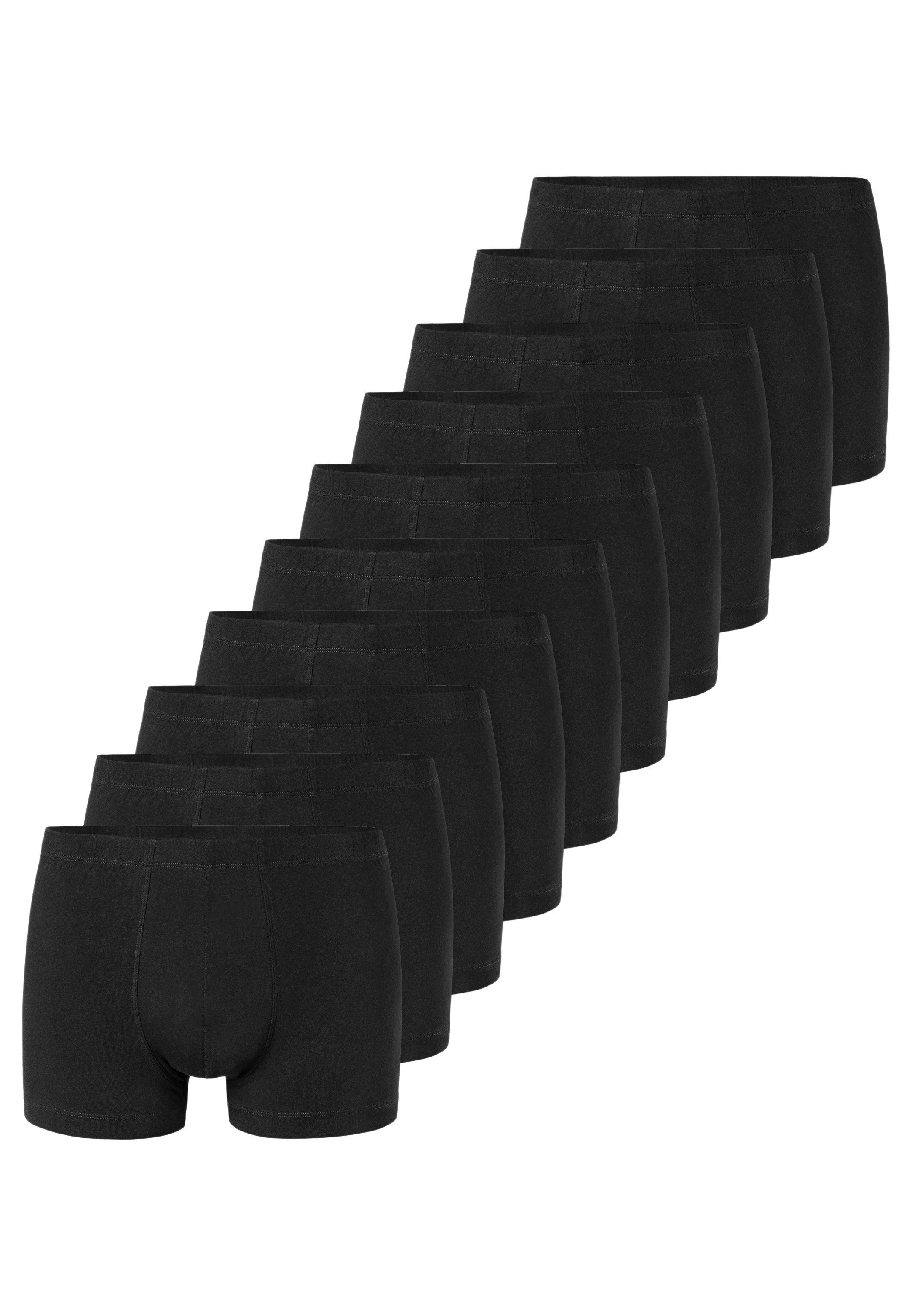 uncover by SCHIESSER Retro Boxer 10er Pack Cotton (Spar-Set, 10-St) Retro Short / Pant - Baumwolle - ohne Eingriff - Atmungsaktiv