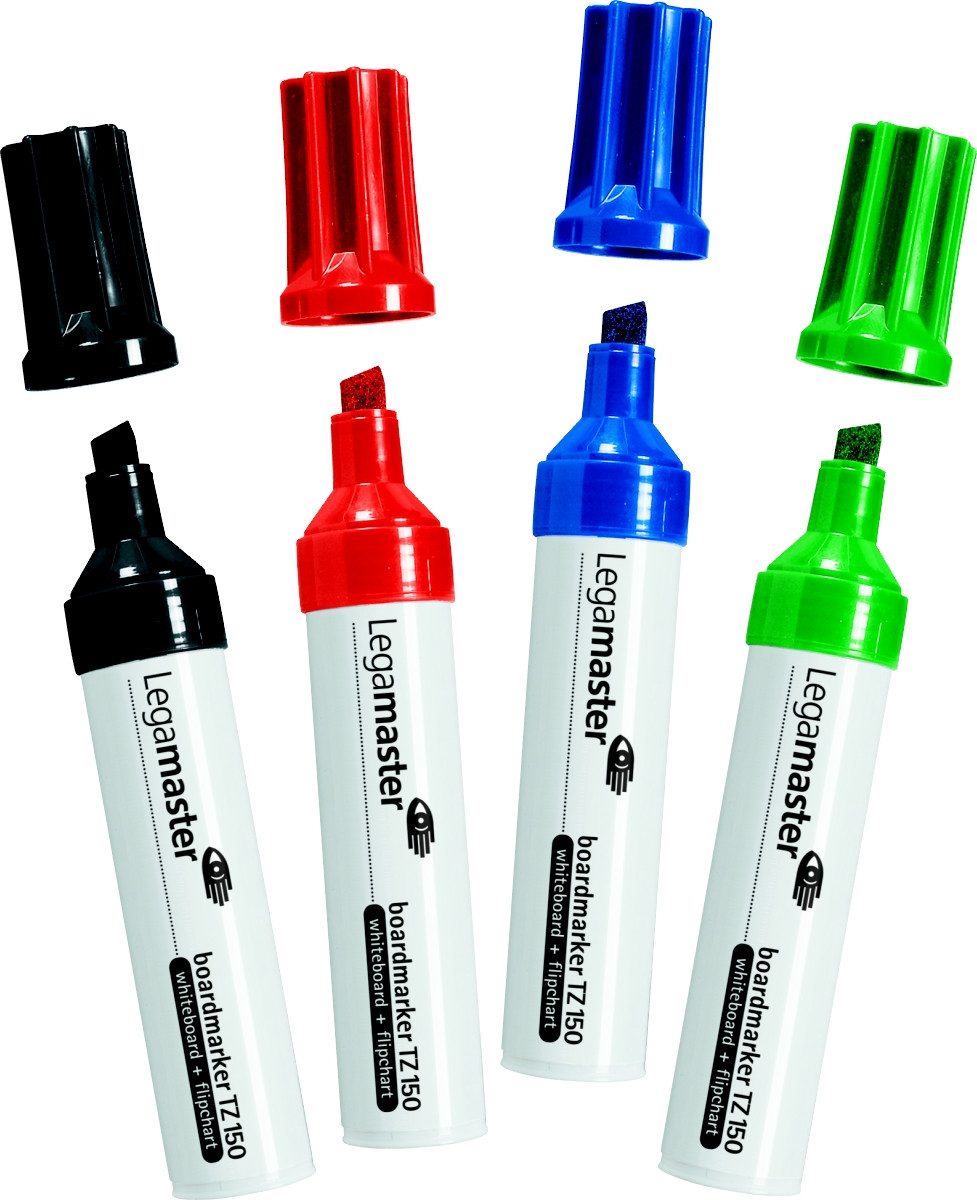 LEGAMASTER Whiteboard Marker Boardmarker TZ 150 4er Set sortiert