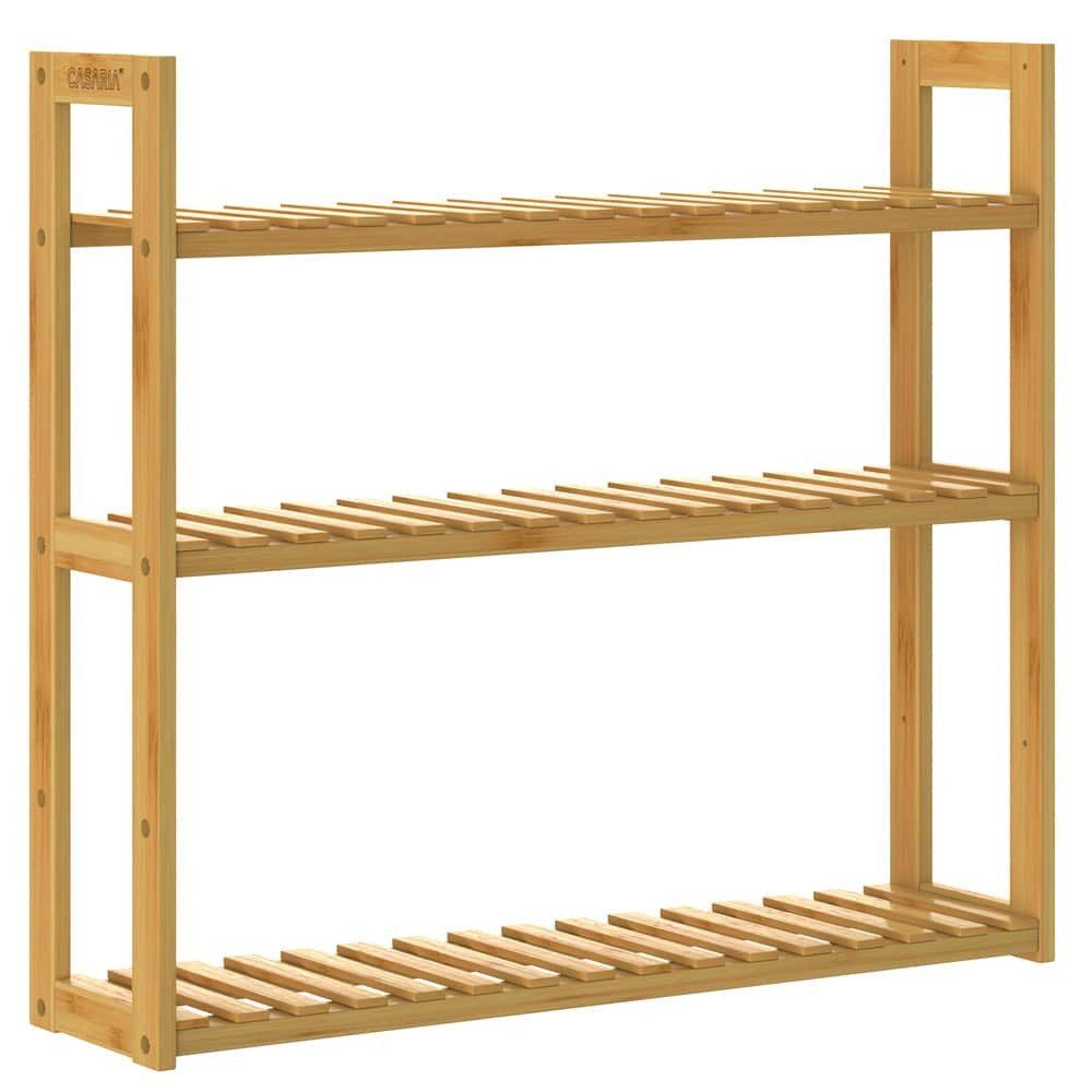 Casaria Badregal, Holz Hängeregal 60x54cm 3 günstig online kaufen