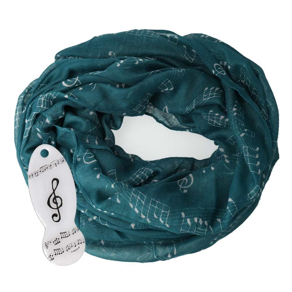 mugesh Schal Geschenkset Musikerin Notenzeilen, für Musikerinnen und Musike günstig online kaufen