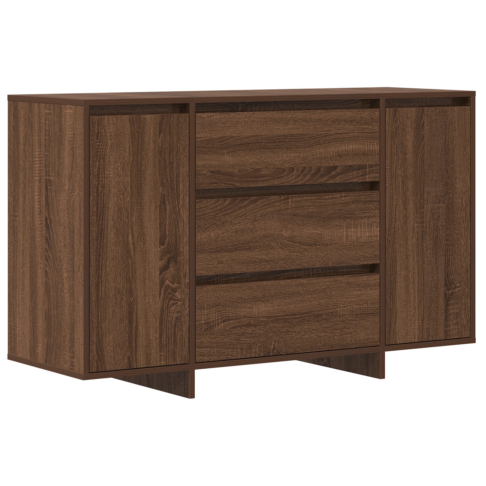 vidaXL Sideboard Sideboard Braun Eiche 120x41x75 günstig online kaufen