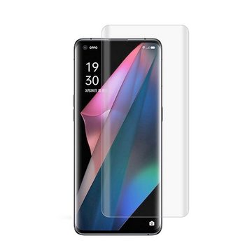 Protectorking Schutzfolie 1x Hydropanzerglas für Oppo Find X5 Pro HD KLAR FLEXIBLER Displayschut, (1-Stück), Displayschutzfolie, Panzer Schutz, NANO ANTI-SHOCK HD KLAR