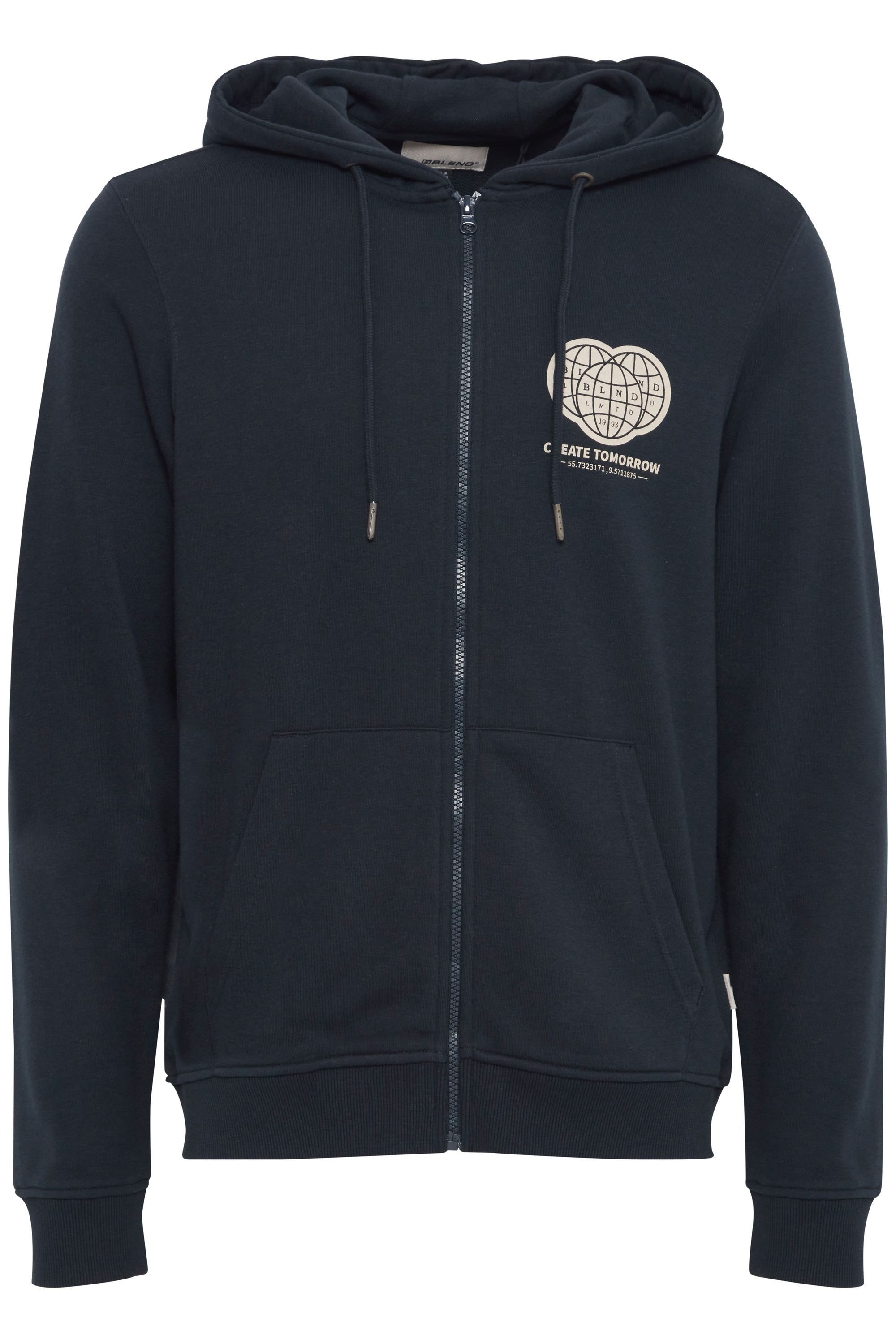 Blend Kapuzenpullover BHSweatshirt Gemütliche Sweatjacke mit Kapuze und Pri günstig online kaufen