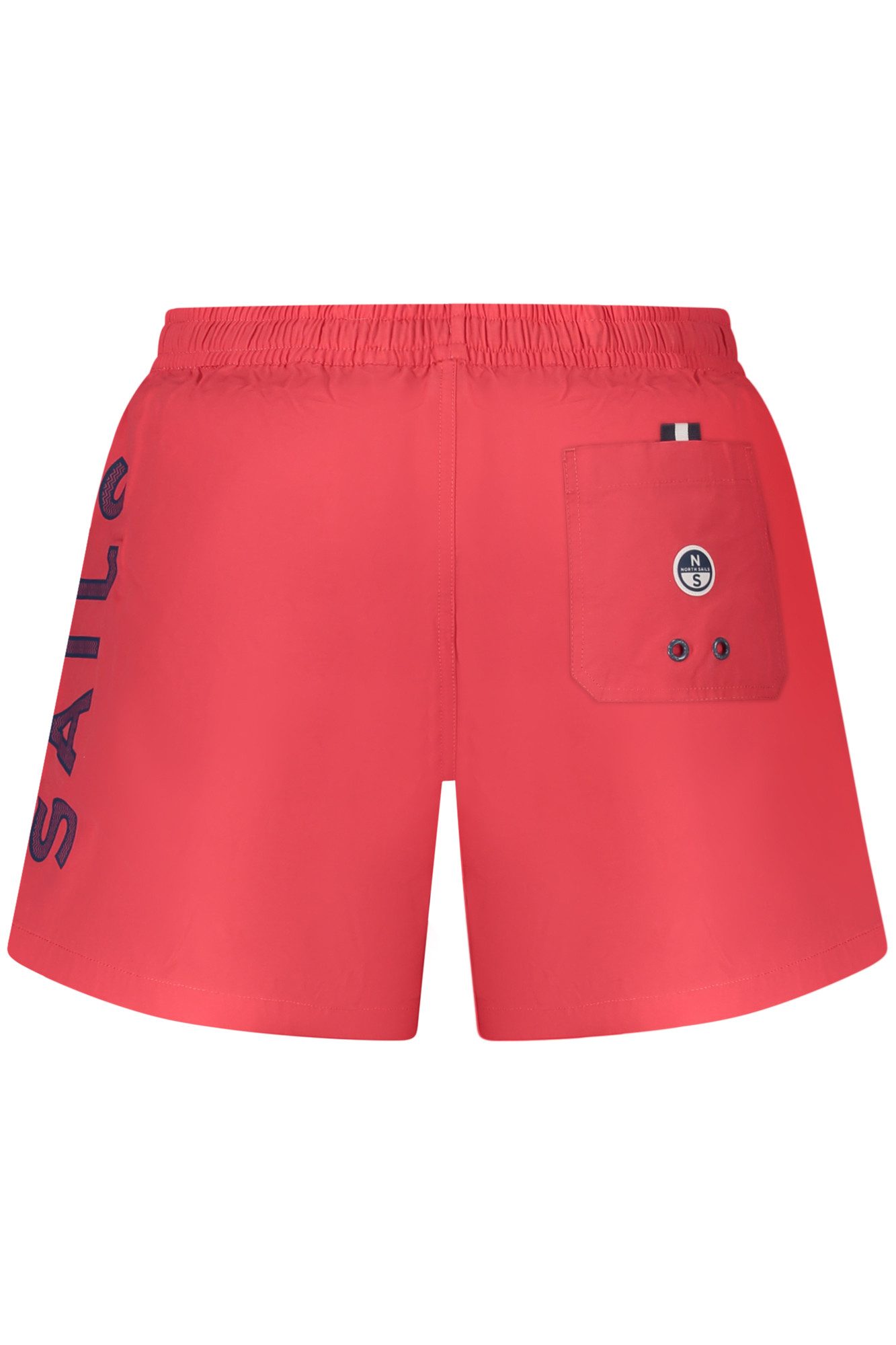 North Sails Badeshorts Herren Badeshorts Rot 36 cm mit Slip, Taschen & Kordelzug