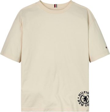 Tommy Hilfiger T-Shirt CREST LOGO TEE S/S mit Logostickerei