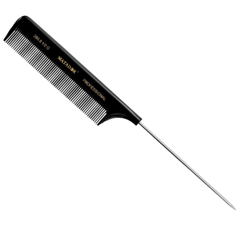 EUROSTIL Haarkamm Matador Kamm aus reinem Metall, 386/8 5/L, 1 Un