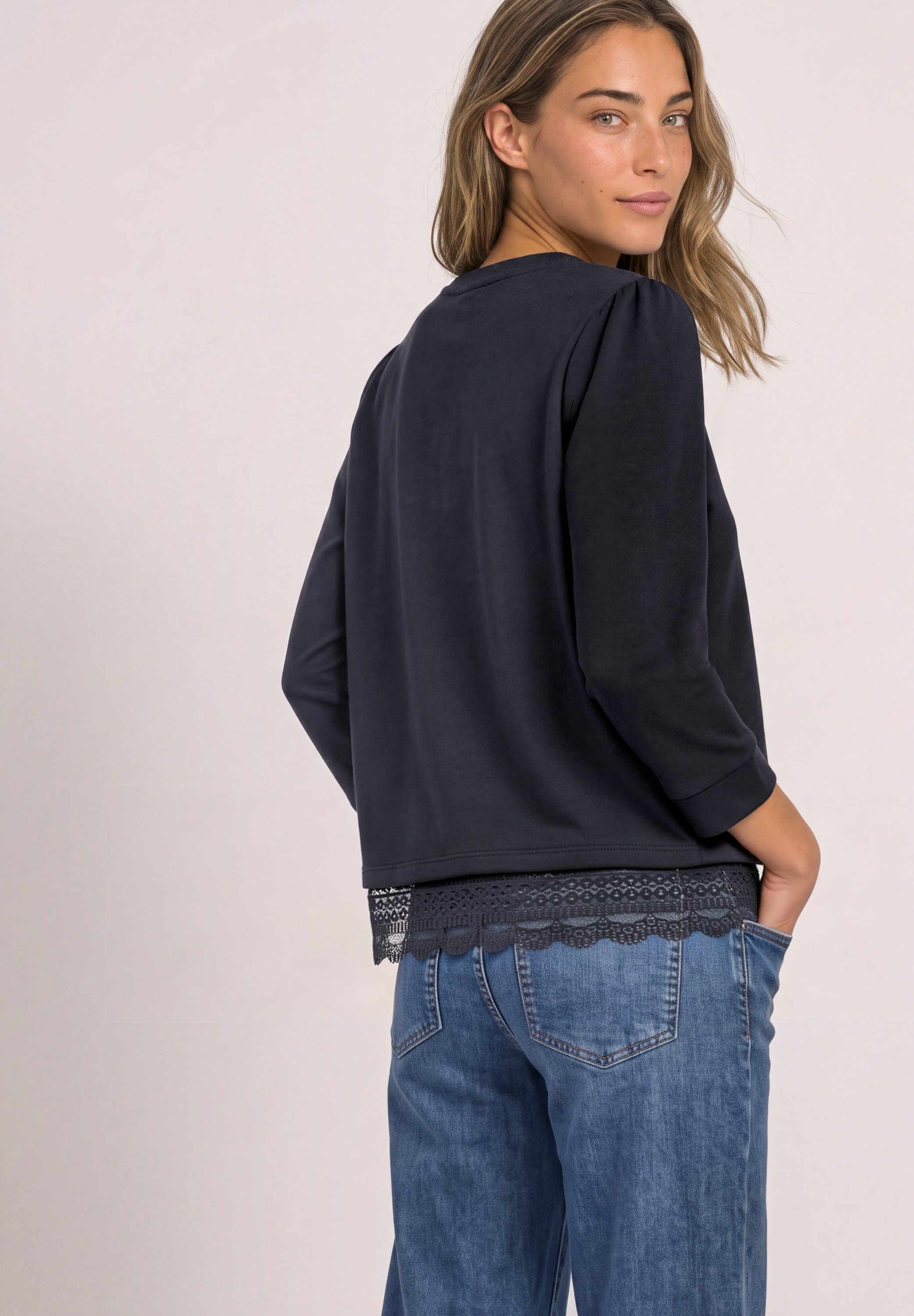 STREET ONE 3/4-Arm-Shirt mit Spitze – Bild 2 von 5