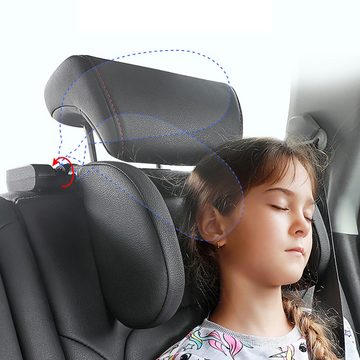 Houhence Kopfstütze KopfstüTze Auto Kinder, 180 Grad Verstellbares Nackenkissen für Kinder