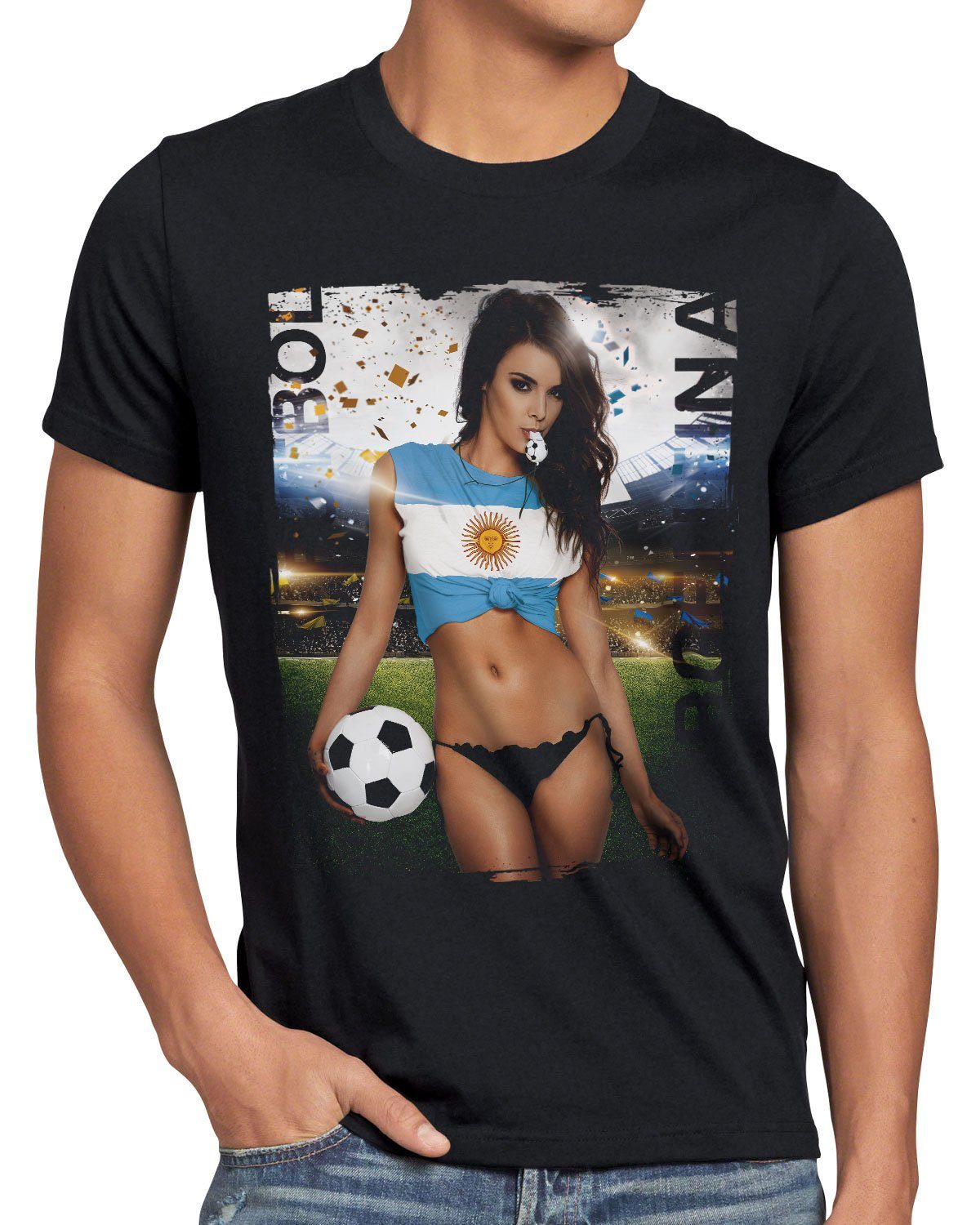 style3 T-Shirt WM 2026 Soccer Girl Fußball Weltmeisterschaft Trikot sexy fanartikel