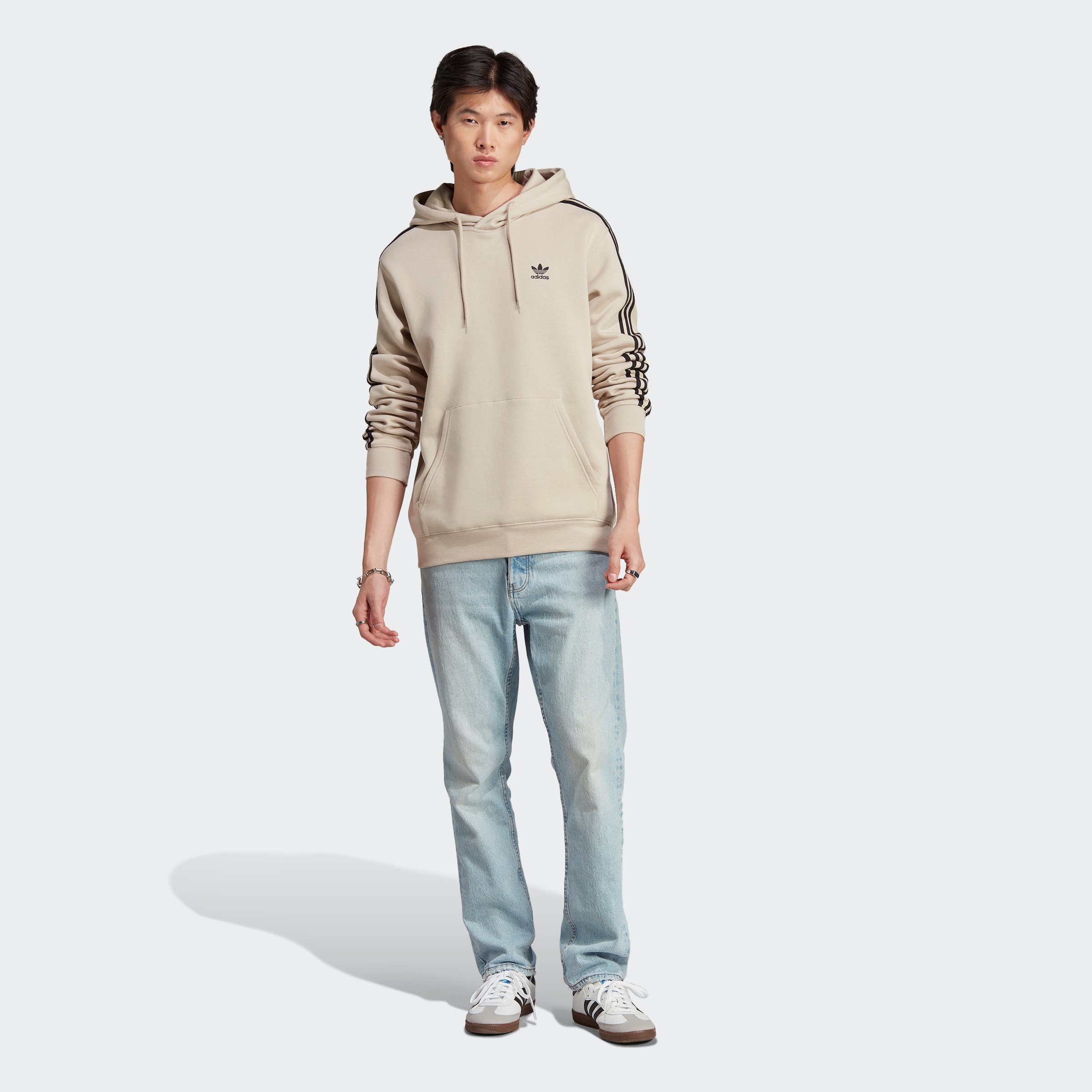 3-STRIPES Sweatshirt Wonder Beige HOODY adidas Originals