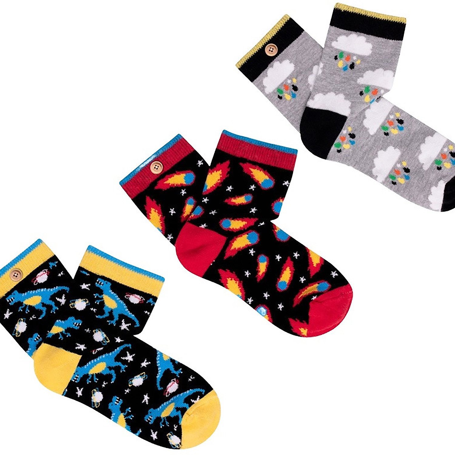 Funktionssocken Socken SPACE ROCKET 3-PACK